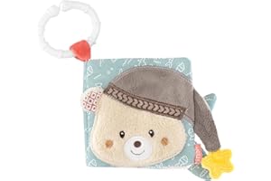 Fehn 060188 Miękka Książeczka dla Dzieci, Wielokolorowy, 11 x 13 x 4 cm