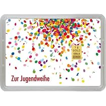 Goldstücke24 1g Goldbarren In Hochzeits-Motivbox - Feingold 999,9 Mit Geschenkbeutel & Echtheitsgarantie