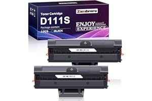 Zambrero Compatibile Toner MLT-D111S Sostituzione per Samsung MLT-D111S D111S Cartuccia Toner per Samsung Xpress SL-M2070 M2070FW M2070W M2070F, SL-M2026W M2026, SL-M2020 M2020W M2022W M2022 (2 Nero)