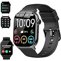 Smartwatch Mit 1,32" HD-Bildschirm – Fitnessuhr Mit Anrufen, Herzfrequenz & Schlafanalyse Für Android/iOS