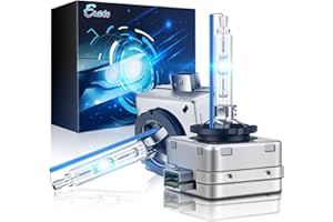 Erato D3S Xenon Bulb, 35W 8000K Blue White Super Bright Discharge Lamp High Low Beam 12V HID Headlight Bulb Replacement, 2 Pack