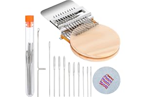 EUPHHONYCS Kleiner Webstuhl für Das Weben, Speedweve Type Weave Tool, Stopfmaschine Webstuhl-Kit, Speedweve Loom aus Holz, DIY Holz Weben Small Loom, für Heimwerker, Flicken, Nähen, 10 Haken