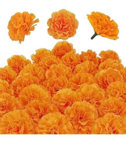 Déco Jour Des Morts - 30 Fleurs De Souci, Papillons, Bannières - 9