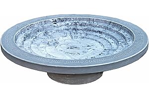 Wildlife World Shenstone Theatre Bird Bath and Drinker, Embossed Design, 450mm width.