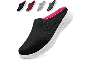 Acfoda Slip On Hausschuhe Damen Sommer Leichte Atmungsaktive Freizeit Schuhe, Gr.35-42