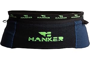 HANKER Ceinture Hydratation Running Sac Banane Étanche - Porte‑Téléphone Anti‑Rebond - Unisexe Course, Trail & Gym