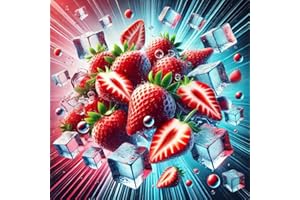 ‎SASAMI Erdbeere - Strawberry Ice Aroma Konzentrat - Vegan - Sasami - 10ml