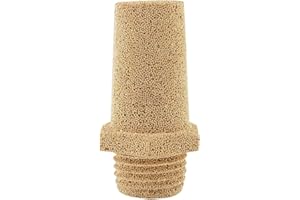 FS FITTINGSTORE Schalldämpfer aus Sinterbronze mit Sechskant Außengewinde Druckluft (G 1")