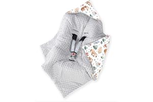 Amilian Copertina per ovetto, 90 x 90 cm, per il comfort e la sicurezza del vostro bambino, per passeggino o seggiolino auto, scoiattolo