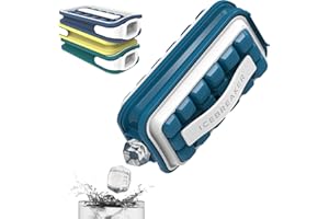 Icebreaker Pop Vaschetta per Ghiaccio - Contenitore Porta Ghiaccio Innovativo - Stampini Ultra Portatili, Isolati per Limitare lo Scioglimento, Senza BPA - Fino a 18 Cubetti Grandi (Sapphire Blue)