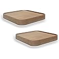 GAOUTO 3 stuks ronde wandplanken, 15 cm, zwevende planken, rond, hout, hangrek, wandbevestiging, plantenrek, houten rek, zwevende plank, hout, wandplanken, wanddecoratie, design voor bloempot en GAOUTO 3 stuks ronde wandplanken, 15 cm, zwevende planken, rond, hout, hangrek, wandbevestiging, plantenrek, houten rek, zwevende plank, hout, wandplanken, wanddecoratie, design voor bloempot en