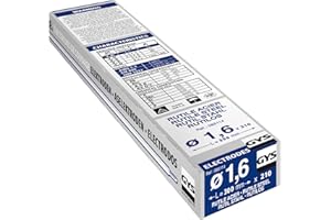 GYS - ELECTRODES Rutile Ø 1.6 E6013 - ETUI de 210 - CONSOMMABLE Soudure MMA -toutes positions - A L'electrode - Amorcage Des 40V