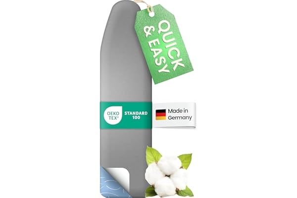 SimplySmooth Housse Premium 120x40 cm | Oeko-TEX 100 | Fabriqué en Allemagne | Confort | pour Tables 115-122x35-40 cm | Taille M