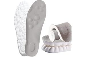 SKYPERMIT Memory Schaum Einlegesohlen mit Arch Support für Damen und Herren, Komfort Massage Einlegesohlen, Ersatz-Schuheinlagen für Turnschuhe, Turnschuhe, Arbeitsstiefel