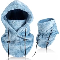 LUCKKY Plüsch-Fahrradhaube / Skimaske – Winddicht, Verstellbar, Für Winter, Radfahren, Ski