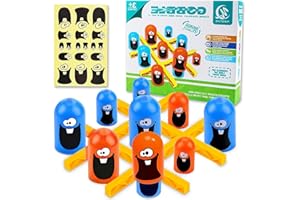 JIASHA Tic TAC Toe,Big Eat Small Game 2 Jugadores Juegos de Tablero Juego de Mesa para Interiores Interactivo Juego Clásico Familiar Juguetes Educativos para Niño Regalo para Niños