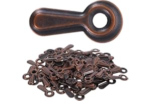 MAGICLULU Bilderrahmen Zubehör Metall Drehknopf Verschlüsse 100 Stück Für Sichere Befestigung Und Einfache Montage Von Foto Rahmen Teilen