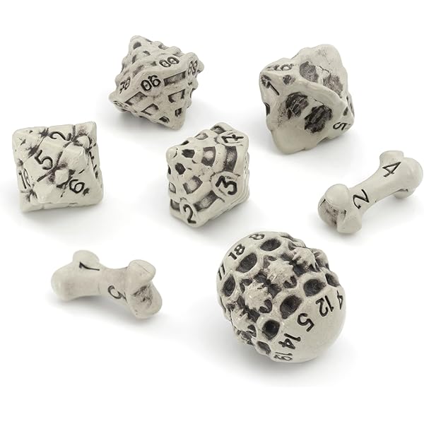 Le Seigneur Des Anneaux DND Lot De 7 Dés D&D En Résine Polyédrique Faits à La Main – D4 D6 D8 D10 D12 D20 – D% Polyédrique – Pour Jeux De Table