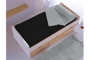 Saco Nórdico Interior de Coralina con Relleno Liso FM TEX (90 cm, Negro)