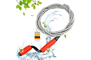 WEIMEIH Furet Deboucheur Canalisation avec Manivelle, Professionnel Spirale Furet Débouchage Canalisation-Sonde de Debouchage-Furet Deboucheur WC-Furet Canalisation pour Les Evier Travaux Manuels