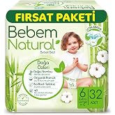 Bebem Natural 6 Beden Xlarge Fırsat Paketi Bebek Bezi (1 x 32 Adet)