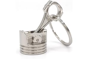 VmG-Store Motor Pistón XL Llavero Cromo Motor Llave Tuning