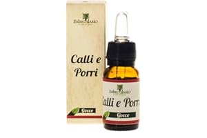 Gocce Naturali Calli E Porri Erbecedario, Tintura Madre Di Celidonia, Per Contrastare La Comparsa Degli Inestetismi Della Pelle Ispessita, Piccoli Calli O Porri, 1 flacone 10ml Con Contagocce