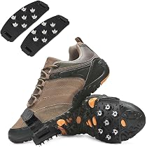 Crampons à Neige 24 Dents – Antidérapants Pour Chaussures De Rando, Jogging, Escalade Hivernale