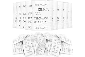 Wvu & Wvo Torkmedelssäckar 250 st x 1g Silica Gel-påsar Torkmedel Extraherar Fukt, Ång, Mög, Lukter, Lufttorkare