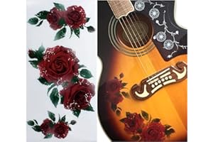 Inlaystickers Layer Graph Stickers für Gitarren & Bass - English Roses