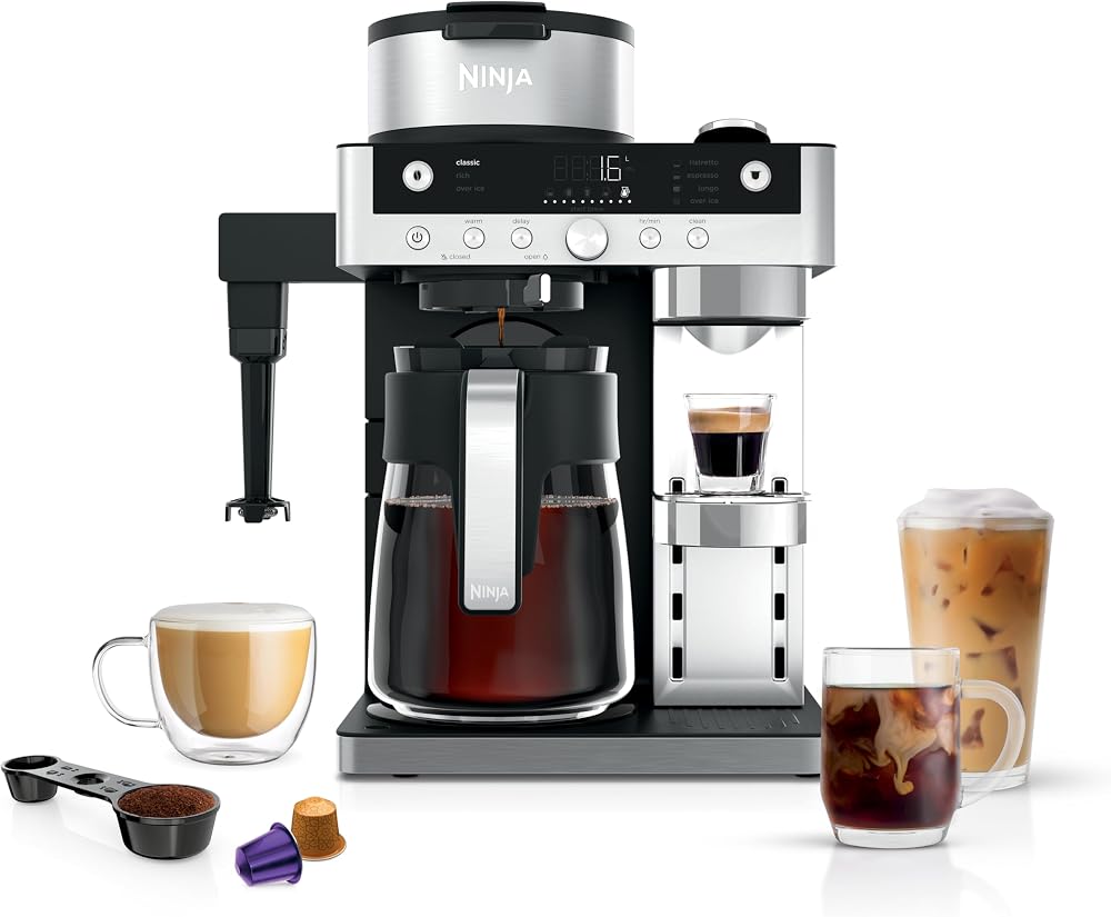 Ninja Prestige Dualbrew Filtre ve Kapsül Kahve Makinesi CFN802EU
