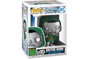 Funko 44991 POP Marvel: Fantastic Four - Doctor Doom Samlarobjekt leksak, Flerfärgad
