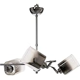 Lucea 1451-51-03 Derma 3'l&uuml; Krom Avize 3 X E27