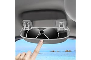 BIXUAN Compass 2024 Türgriff-Aufbewahrungsbox kompatibel mit Jeep Compass MP 2017-2024 2025 Sonnenbrillenhalter Brillenetui Brillenhalter Aufbewahrungsbox Organizer 2 Schraubendreher (grau)