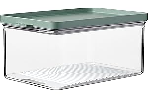 Mepal - Contenitore per Formaggi Omnia- Scatola da Frigo con Coperchio per Formaggi - Ermetico con Inserto Anticondensa - Scatola per la Conservazione di vari Formaggi - 2000 ml - Nordic sage