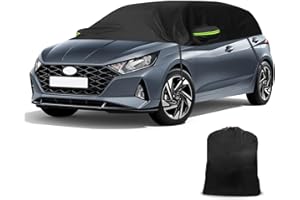 TIVEKEO Copertura Auto Impermeabile Sostituzione per Hyundai i20 2008-2025, Copriauto Metà Morbida per Tetto Auto, Mezzo Garage Telone, Copertura Antivento per Tutte Stagioni, Resistente raggi UV
