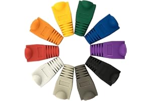 CIRCE-EU Lot de 100 capuchons en plastique souple pour prise réseau Ethernet RJ45