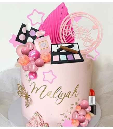 Topper Torta Mean Girls - Palline Rosa E Nero, Per Matrimonio E Addio Al Nubilato - Foto 5