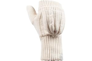 HEAT HOLDERS - Femme Convertisseur thermique Doigts Gants/Mitaines Câble Tricoter 2,3 tog - Taille