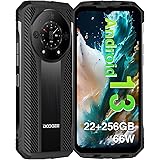 DOOGEE S110 Rugged Smartphone 2023, Android 13 Telefono Indistruttibile, 22GB RAM+256GB ROM/2TB Telefono Rugged, 10800mAh /66