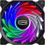 CP3 120mm Computer Fan 3-Pin Fixed Color Low Noise led case fan High Performance PC Fans with Hydraulic Bearing for Gaming PC