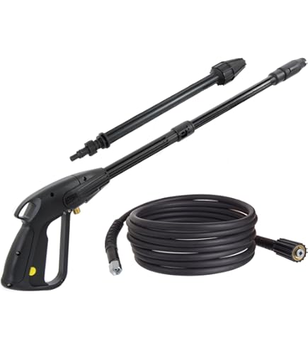 Tuyau Haute Pression 160 Bar M22 Pour Kärcher K2 K3 K4 K5 - Remplaçant Compatible, Tressé Acier, Raccord Rapide