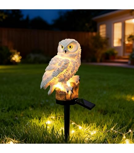 Yeuago 2 Luci Solari A Forma Di Girasole E Teschio Per Halloween, 6 Teste LED, Impermeabili Per Giardino E Vialetto