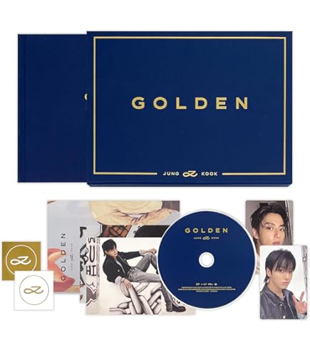 Jungkook BTS - Golden Album (Solid ver.) : Amazon.co.uk: Toys & Games