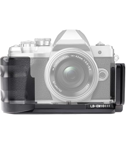 Fotodiox Pro, All Metal Black Camera Hand Grip For Olympus OM-D E-M10 Mark II Mirrorless MFT Camera With Battery Access