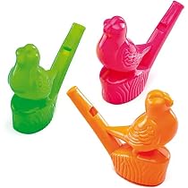 Baker Ross Lot 12 Sifflets Canard – Couleurs Vives – Son Réaliste – Dès 3 Ans – Idée Cadeau Pochette