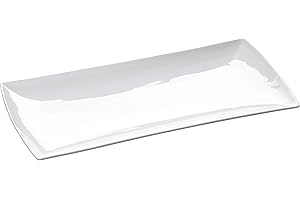 Maxwell & Williams JX250037 talerz prostokątny 40 x 20 cm – porcelana biała – seria East meets West – w pudełku na prezent