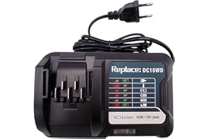 YASI MFG Zamienna ładowarka do Makita 10,8 V 12 V DC10WD DC10SB DC10WC kompatybilna z akumulatorem Makita BL1015 BL1016 BL1021B BL1041B BL1020B BL1040B