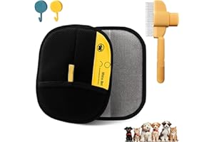 SYSYSYYASNL 2 Fell Magnet Handschuh,Fellmagnet,2025 New Pet Hair Remover Glove- Wiederverwendbare Fell Magnet Handschuhe, Katzen Handschuhe Fellpflege für Reinigung,Haarentfernung und Schönheitszwecke Für Sofas