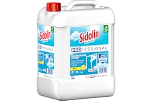 ‎SIDOLIN Sidolin Professional Zitrus, Glasreiniger, Fensterreiniger für einen perfekten Glanz und gegen Mikrorisse, 5 l Kanister